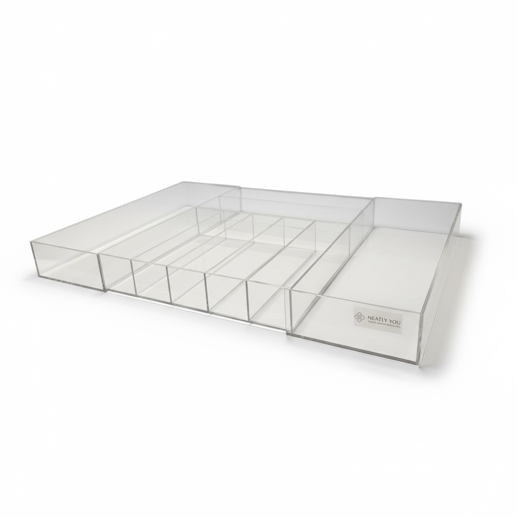 Neatly You Acrylic Expandable Drawer Organizer